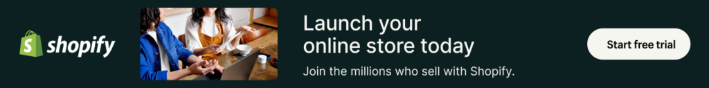 Start your free Shopify trial