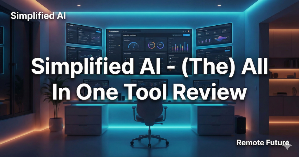 Simplified AI review 2025 all-in-one content creation tool dashboard setup