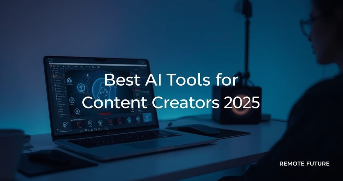 Best AI Tools for Content Creators in 2025 | Remote Future