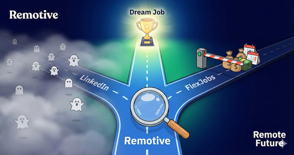 Remotive vs LinkedIn vs FlexJobs – Best Path to a Real Remote Job.
