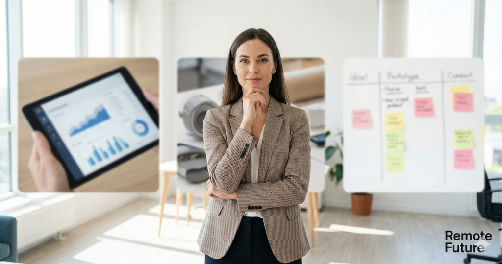 Professional evaluating options, representing the final decision when choosing an AI video creation tool.